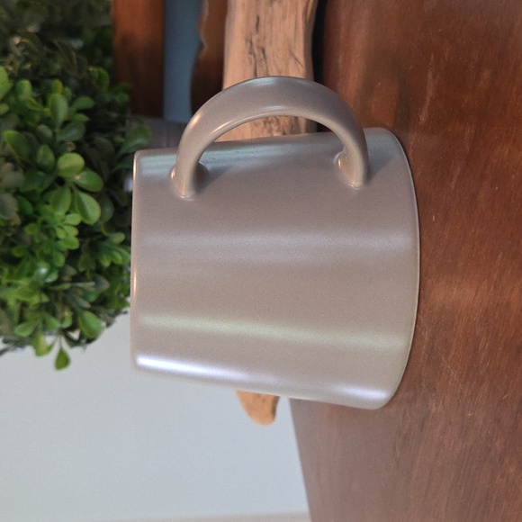 Starbucks 2013 Trapezoid Rare Mug Wide Base - Embossed Medium Slate Grey - Picture 4 of 6